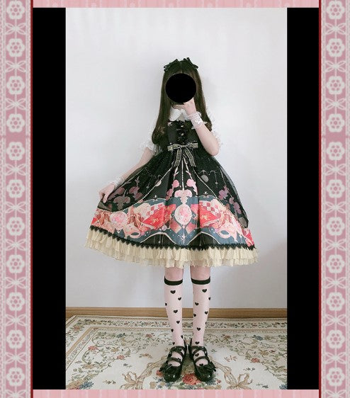 Clock Encounter - Summer Lolita JSK Dress - image 10