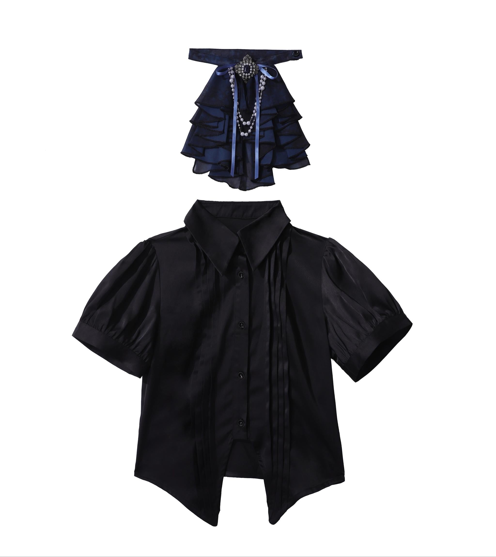 Mystique Melody - Ouji Lolita Shorts, Prince Long Vest Collection - image 18