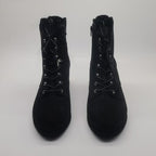 Retro Lolita Shoes High Heel Suede Shoes Petal Shaped Topline Customized - image 6