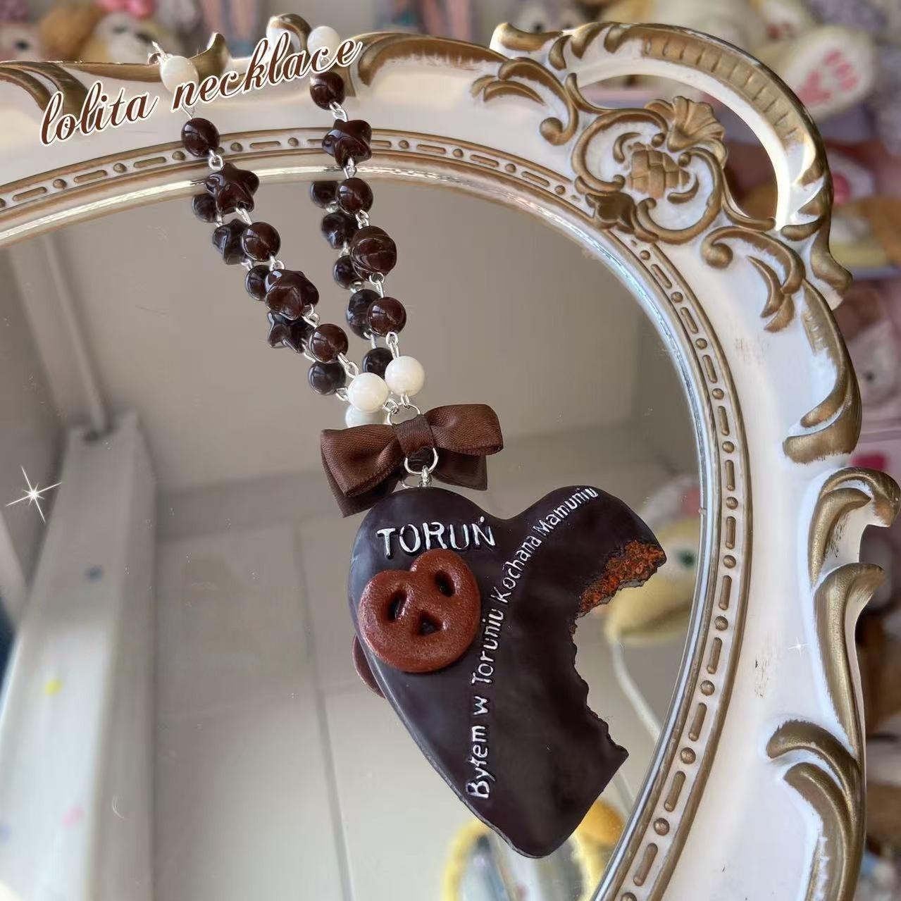 Kawaii Handmade Resin Lolita Necklace - image 4