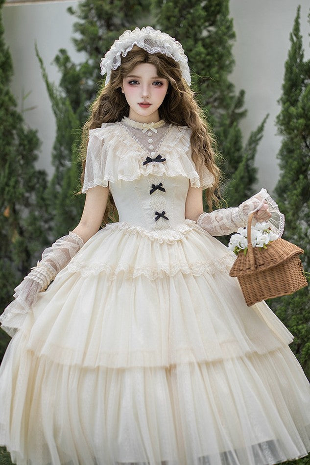 Misty Mountain Rendezvous - Short and Long Classic Lolita OP Dress - image 3