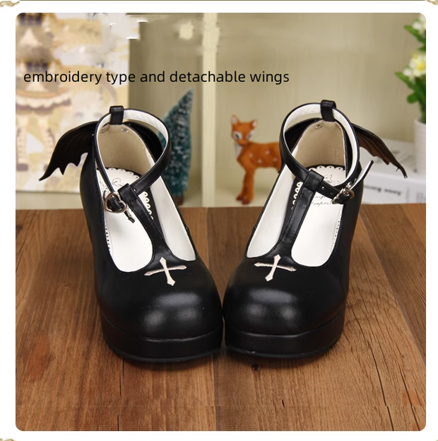 Gothic Lolita Wings and Cross Shoes for Christmas - image 24