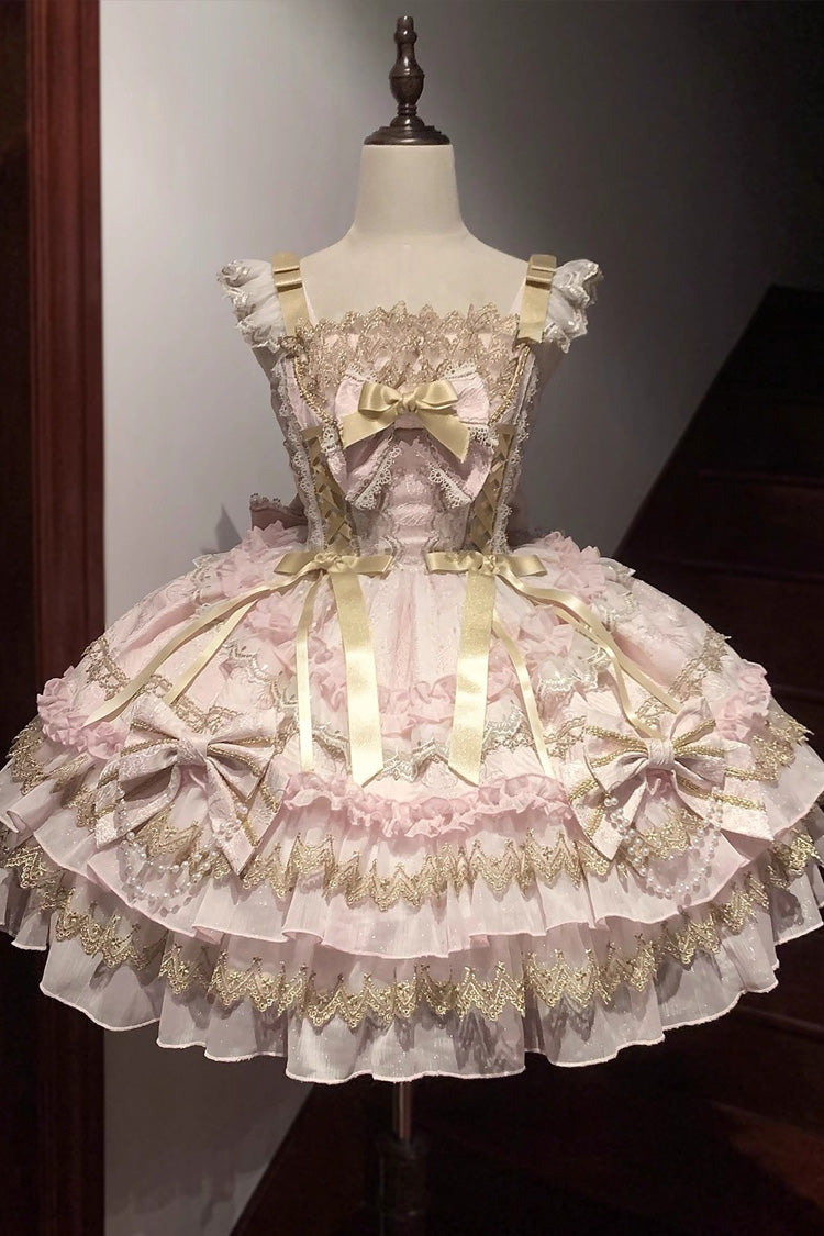 Gilded Memories Sweet Lolita JSK Dress in 3 Colors - image 6