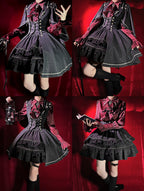 Fallen Moon Code - Retro Military Lolita Vest, Skirt and Pants Collection - image 13