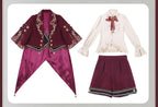 Heir - Military Ouji Lolita Blouse, Coat & Shorts Set - image 19