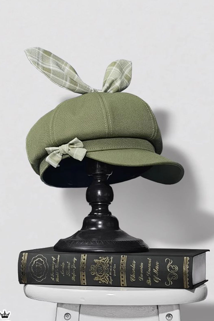 Bowknot Ouji Fashion Lolita Beret 3 Colors - image 5