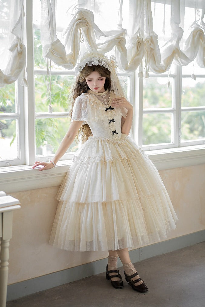 Misty Mountain Rendezvous - Short and Long Classic Lolita OP Dress - image 14