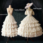 Wedding Lolita Extended Princess Petticoat Skirt - image 13