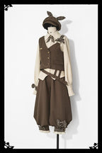 Secret Morning Post Coffee Retro Ouji Vest Set - image 15