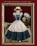 Nocturne Reminiscence - Elegant Lolita JSK Dress Multi-Wear Apron Dress Set - image 27