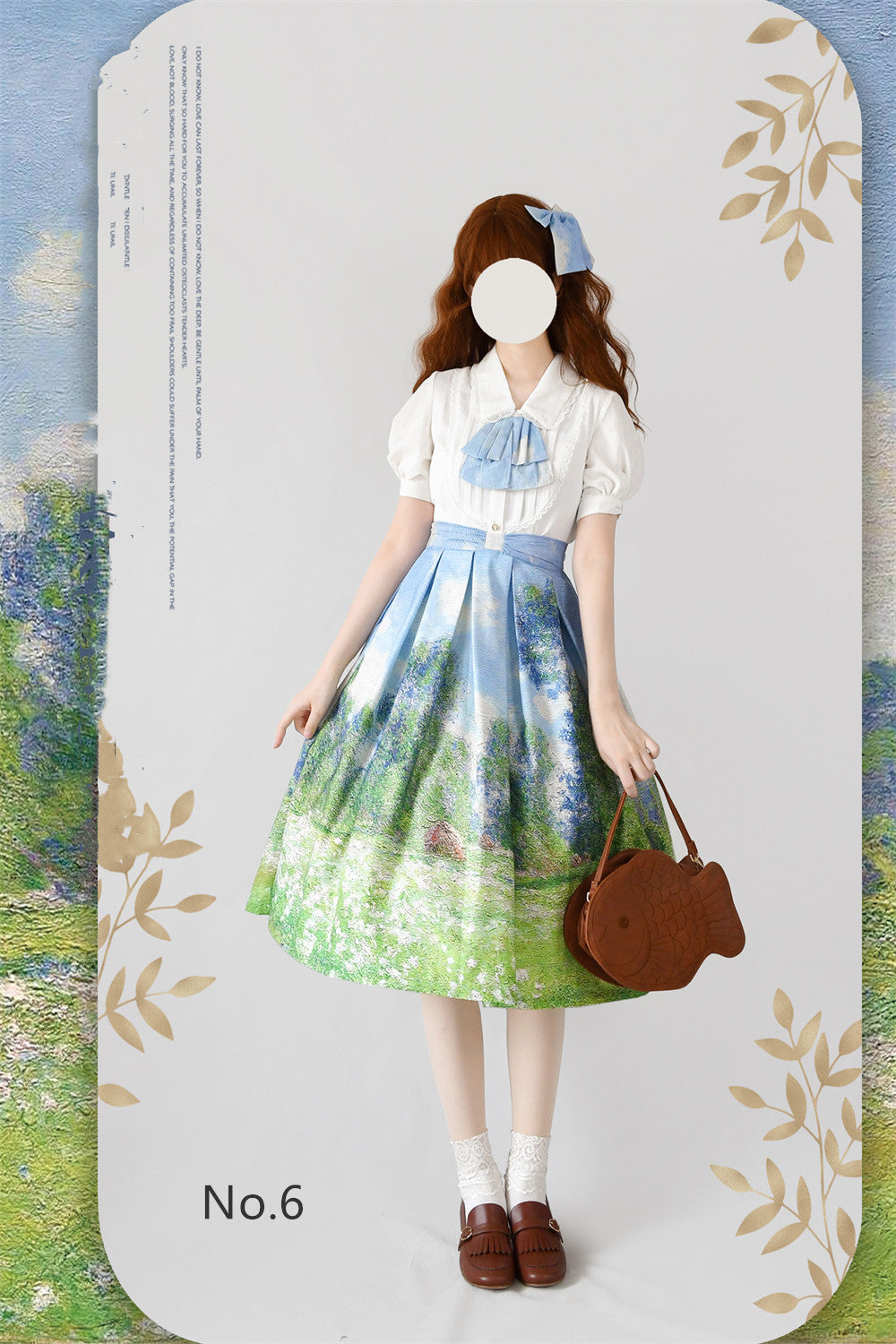 Monet Oil Painting - Retro Classic Lolita SK - image 10