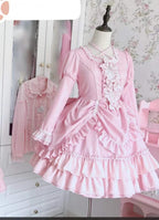 Black Lolita Doll OP/JSK with Adjustable Elasticity - image 11