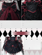 Cascading Poetry - Gothic Lolita JSK Dress, Lace & Tiered Hem - image 14
