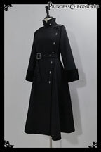 Breakwave - Ouji Lolita Overcoat Retro Single-Breasted Handsome Coat - image 5