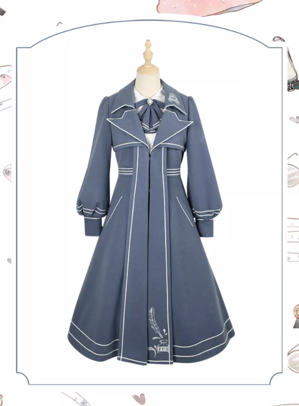 Chunlv Lolita - Book of Lies - Elegant College Style Princess JSK Set - image 16