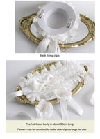 Xiaogui Classic Lolita Pure White Hairband, BNT, Top Hat and Flower Clips - image 12