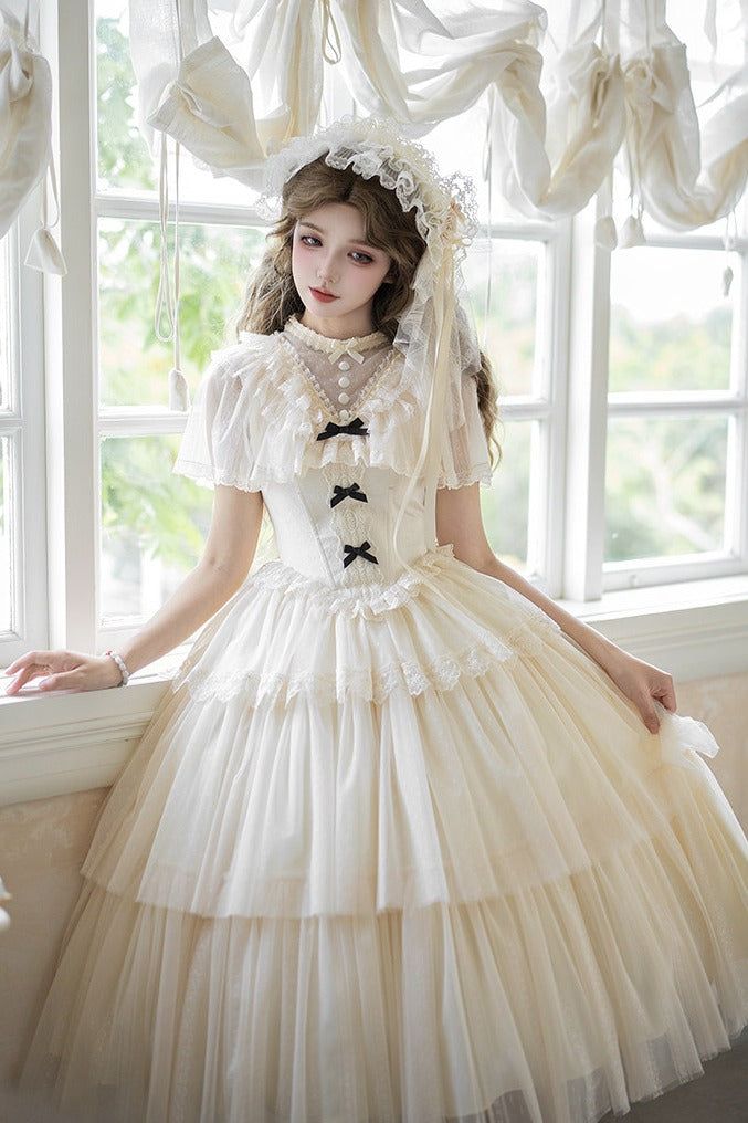 Misty Mountain Rendezvous - Short and Long Classic Lolita OP Dress - image 13