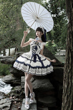 Mandarin Duck Rhapsody Oriental Sweet Lolita JSK Dress - image 6