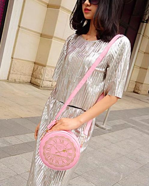 Alice Clock - Kawaii Lolita Shoulder Bag Round Lolita Crossbody Bag - image 19