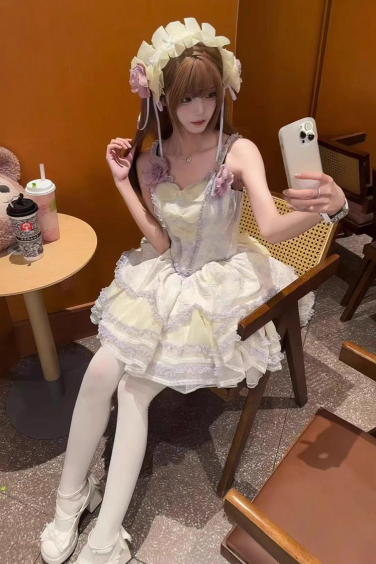 Jasmine Rain - Sweet Polka Dot Lace Lolita JSK Dress - image 19