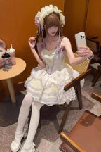 Jasmine Rain - Sweet Polka Dot Lace Lolita JSK Dress - image 19