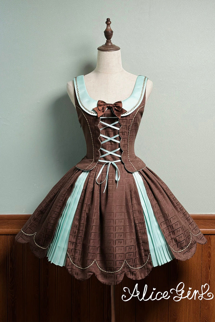 Teddy Chocolate Bar Classic Lolita JSK, Skirt and Coat Collection - image 12
