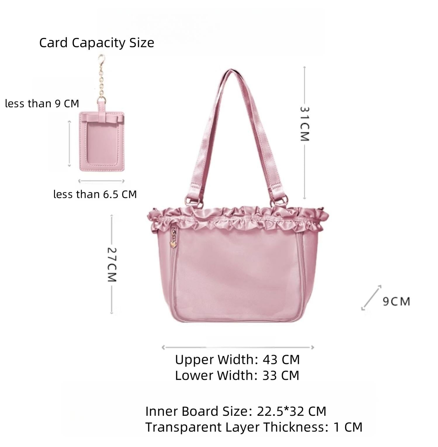 Bouquet Lolita Ita Bag with Two Carrying Styles and Multiple Inner Pockets - image 8