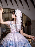 Rose Puff-Sleeve Lace Blouse for Lolita Fashion - Mademoiselle Pearl - image 3