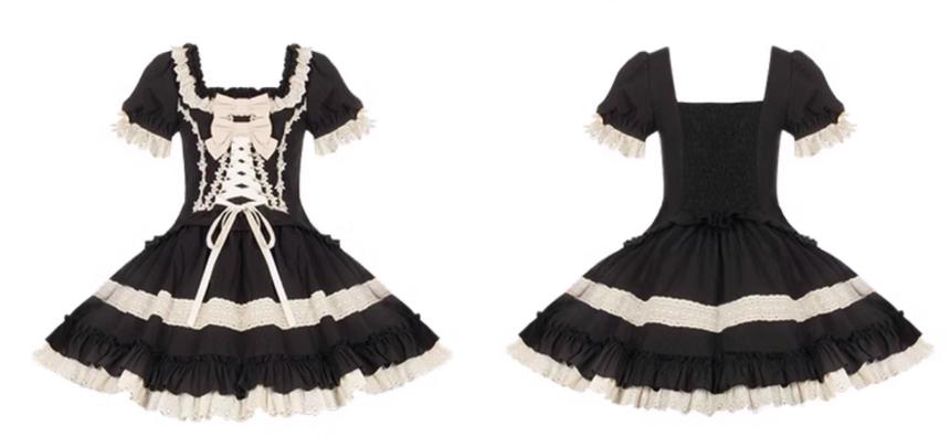 Chapter Seven - Spring Cotton Lolita OP Dress Doll-Like Dress - image 13
