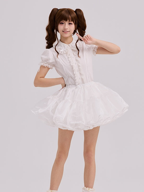 35cm Puffy White Lolita Petticoat - image 3