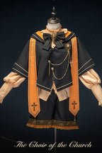 The Choir of the Church Gothic Ouji Blouse, Shorts and Cape Set - image 3