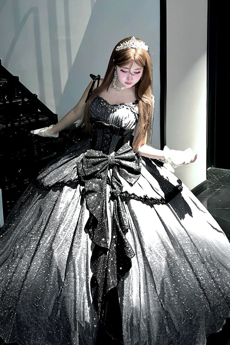 Galaxy of Fallen Tears - Glitter Sweet Lolita JSK Dress - image 4