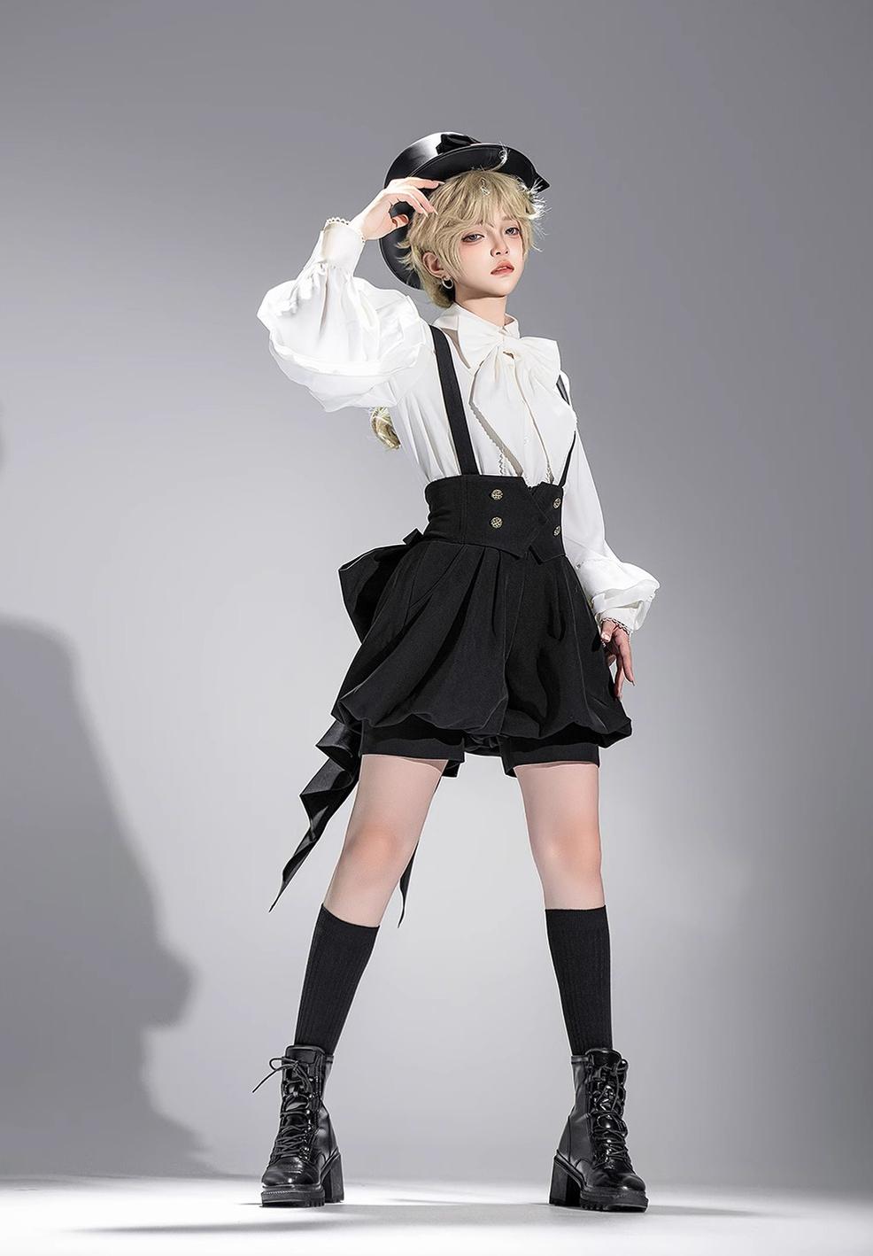 Doll - Retro Ouji Lolita Shirt Outfit - image 1