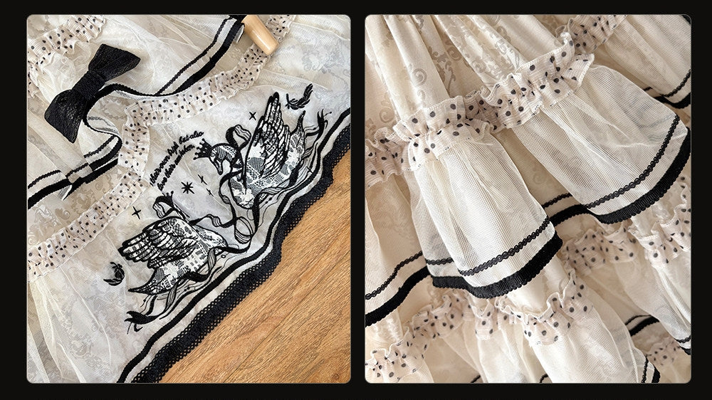 Unnamed Swan Classic Lolita JSK Dress Set - image 7