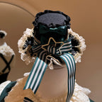 Star Track Academy Stripe Corset Gothic Lolita SK Dress Set - image 17