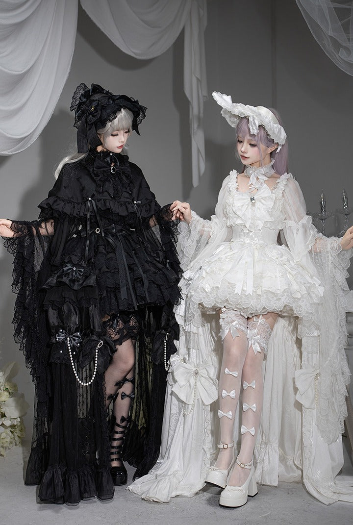 White Rabbit Princess - White Gothic Lolita JSK Set - image 13