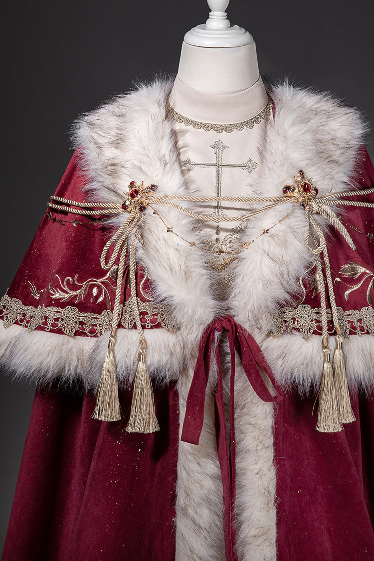 Royal Coronation - Sweet Lolita Dress, Cape & Full Set - image 16