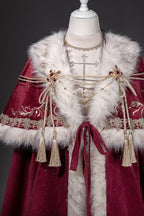 Royal Coronation - Sweet Lolita Dress, Cape & Full Set - image 16