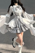 The Silver Key Gothic Lolita Blouse, Skirt and Waist Corset Collection - image 4