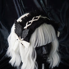 Black Wings Halloween Goth Lolita Hairband - image 9