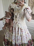 Squirrel Fairytale Cottage - Classic Lolita Long OP Dress and Accessories - image 13