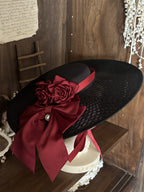 Rose 3D Floral Pearl Gothic Lolita Ball Gown OP Dress - image 14