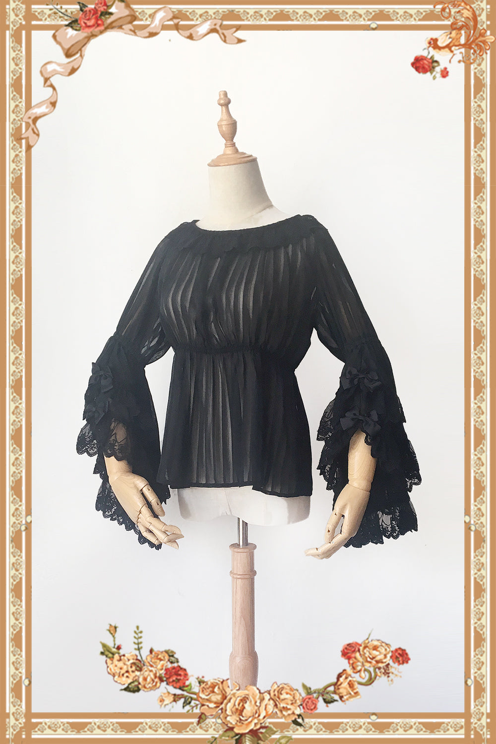 Party in Fairy Tale Town - Princess Sleeves Lolita Blouse - image 2