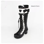 Sweet Multicolor Thick Heel Lolita Boots - image 8
