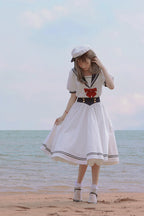Sea and Wind - Retro Sailor Lolita OP Dress Version 1.0 - image 7