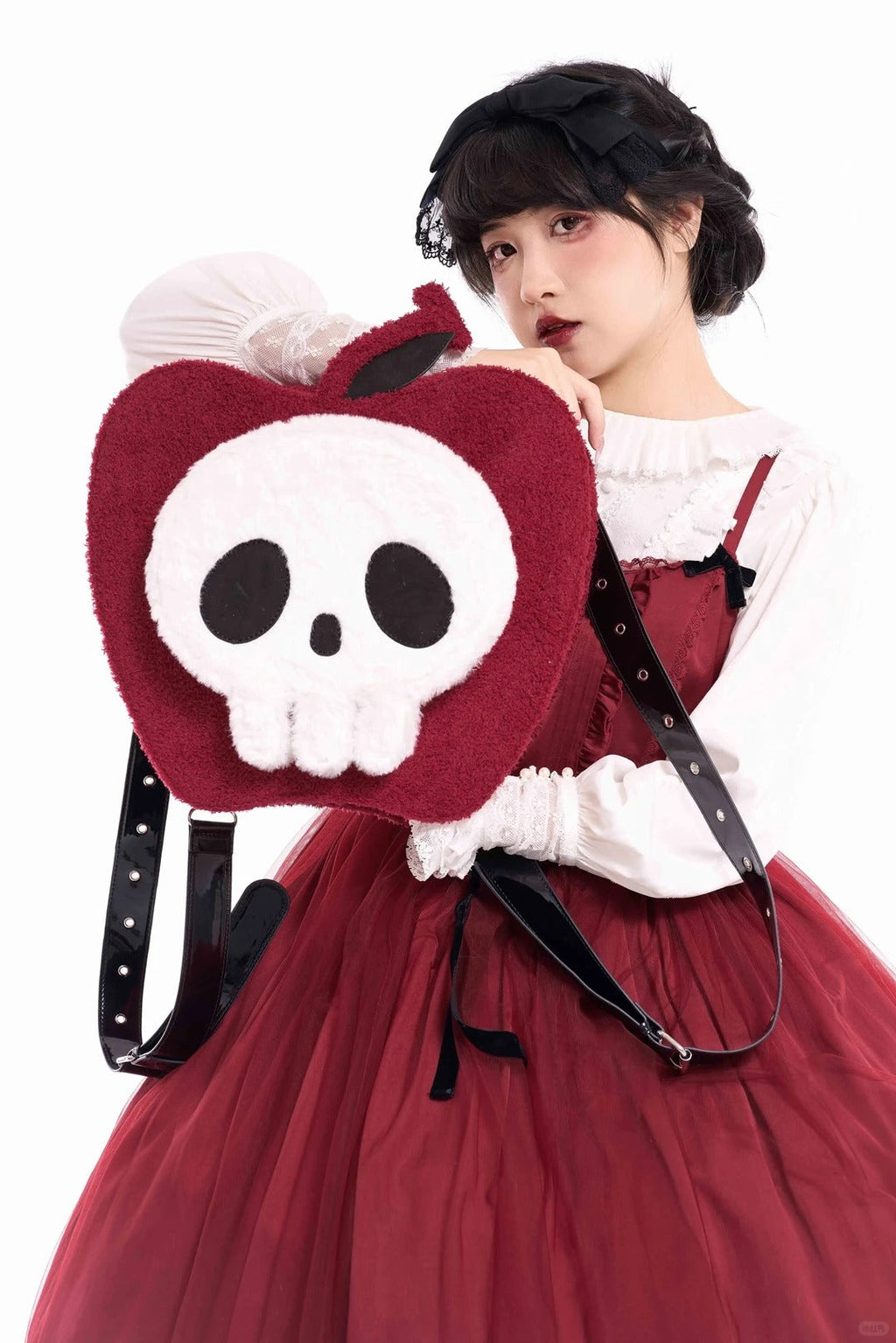 Poison Apple Skull - Gothic Novelty Backpack - image 6