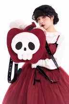 Poison Apple Skull - Gothic Novelty Backpack - image 6