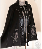 Checkers - Gothic Lolita Cloak, Ouji Lolita Cape - image 6