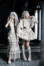 Bionic Doll - Gothic Lolita Fishtail Skirt & Corset Full Set - image 14