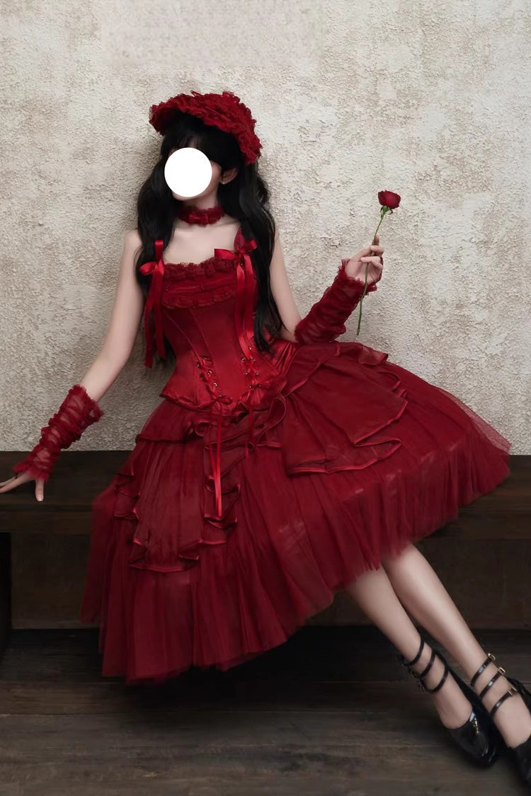The Summer Waves Sparkle - Classic Lolita Top & Skirt Set - image 17